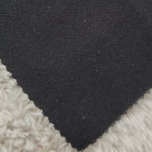 Cotton Linen Crepe Black