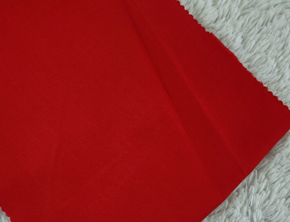 Rayon Soft Twill Red