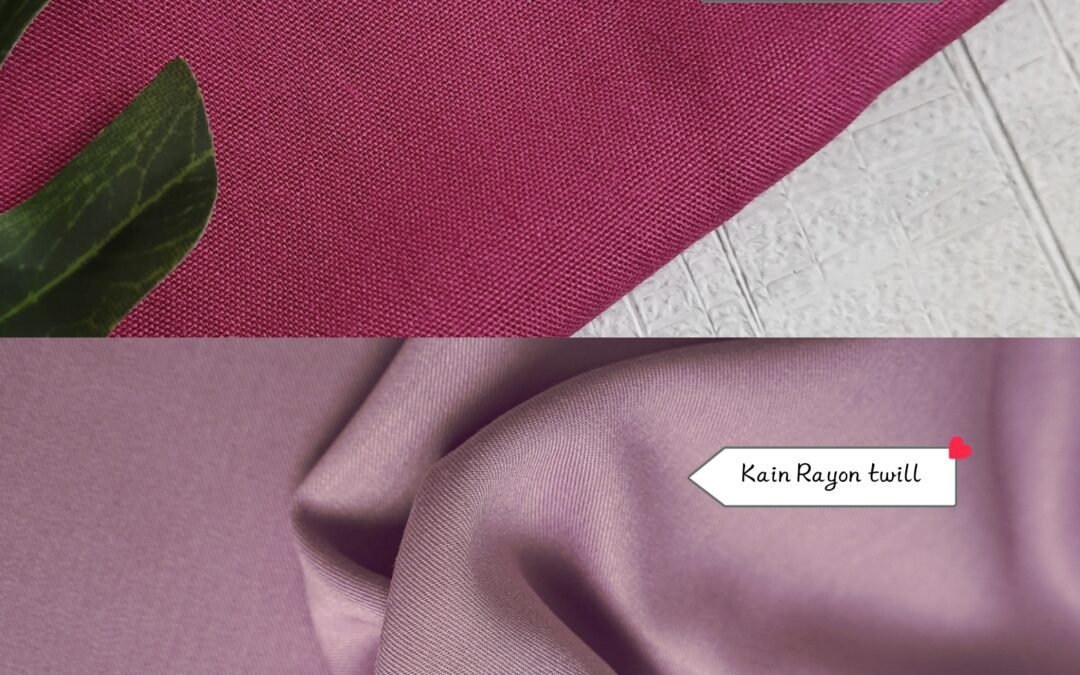 Kain rayon twill vs kain rayon plat: memilih bahan terbaik untuk gaya anda