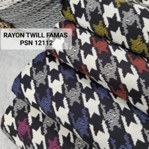 Rayon Twill Abstrak PSN12112