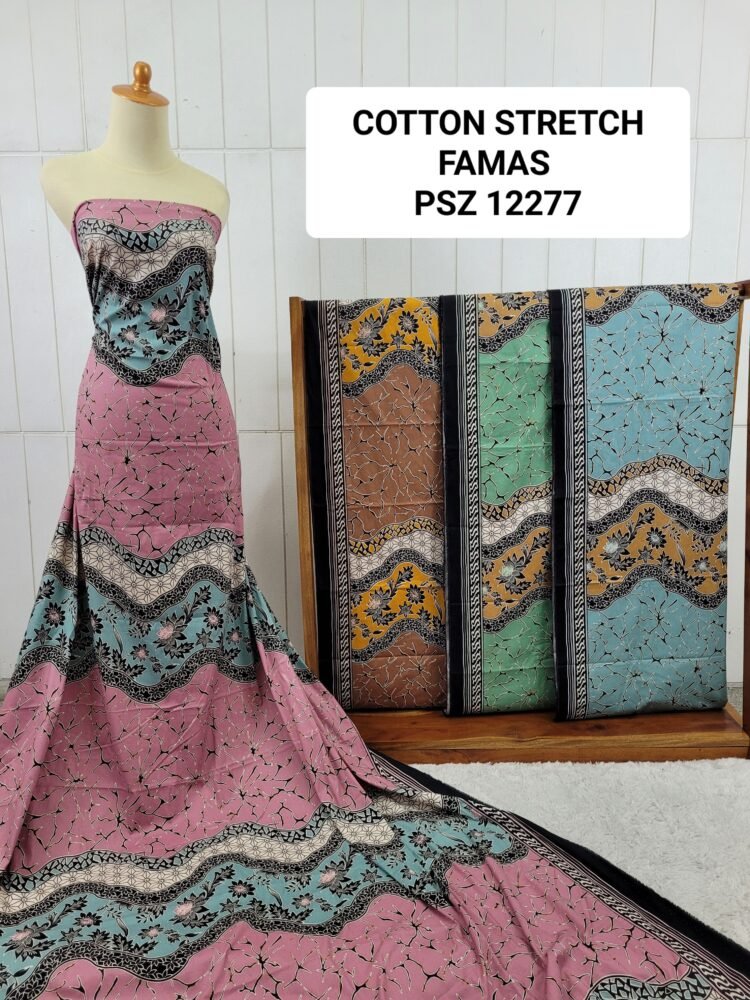 Cotton Stretch Abstrak PSZ12277 - Image 2