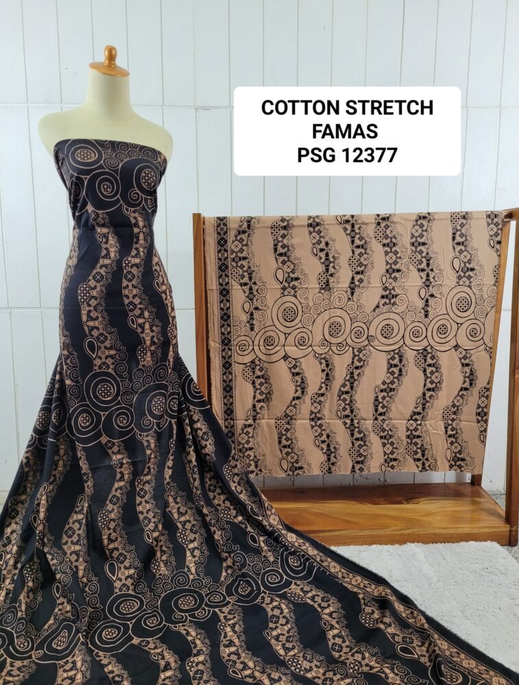 Cotton Stretch Abstrak PSG12377 - Image 2