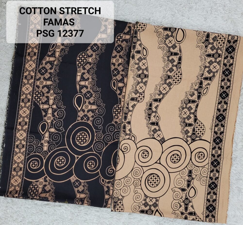 Cotton Stretch Abstrak PSG12377