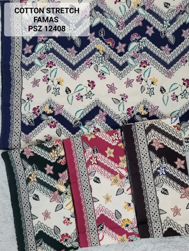 Cotton Stretch Abstrak PSZ12408