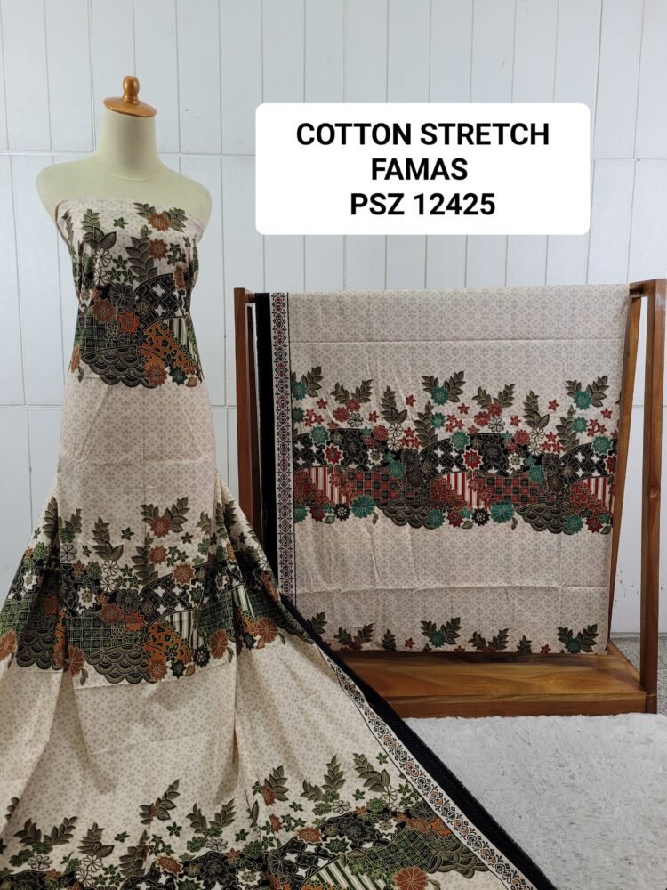 Cotton Stretch Abstrak PSZ12425 - Image 2