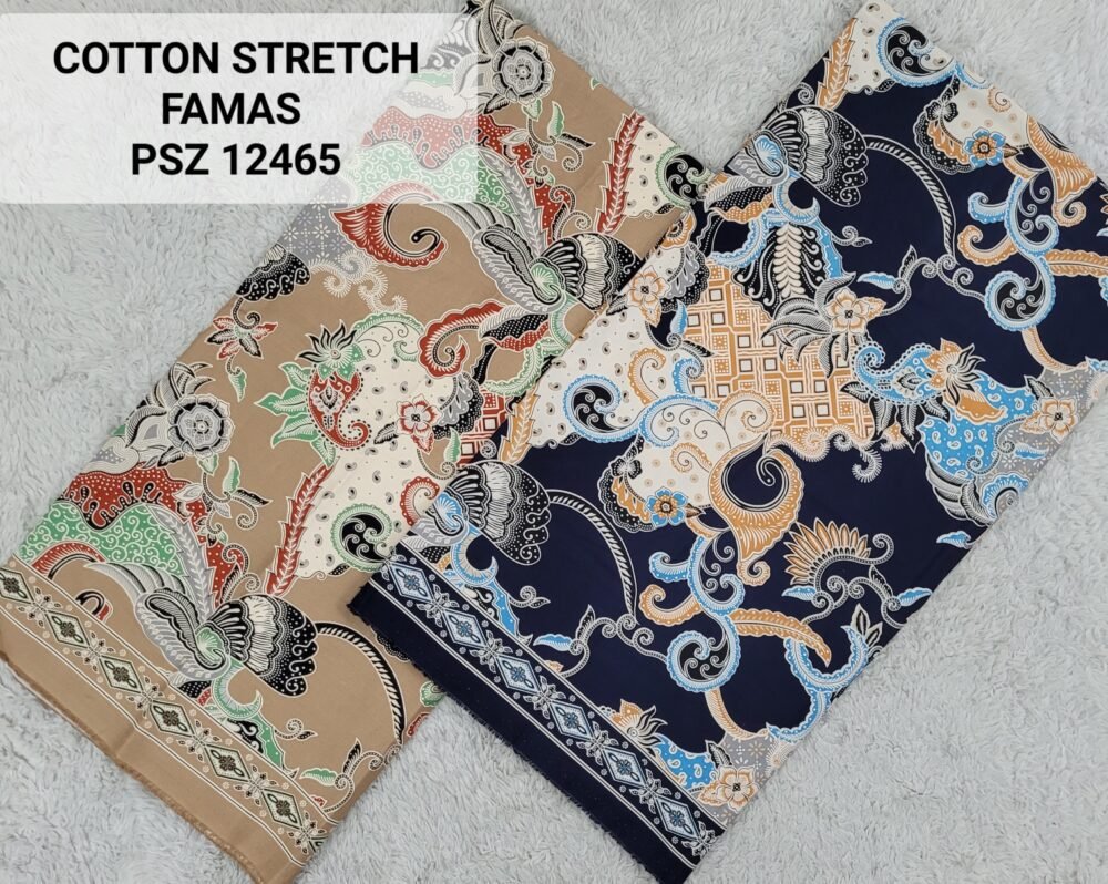 Cotton Stretch Abstrak PSZ12465