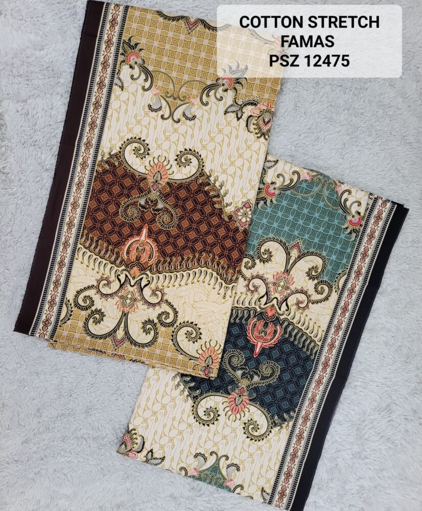 Cotton Stretch Abstrak PSZ12475