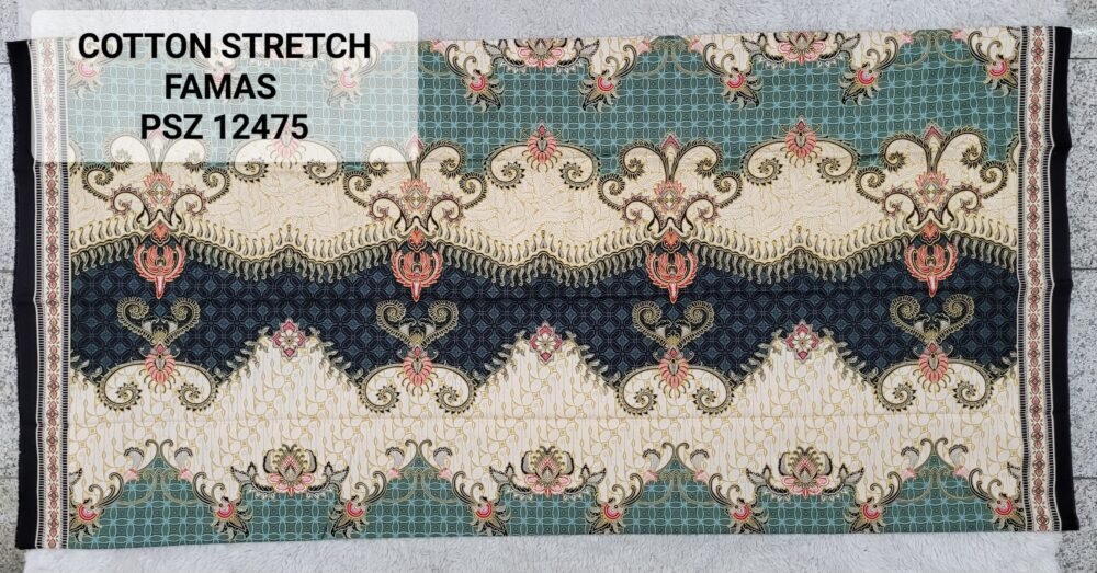 Cotton Stretch Abstrak PSZ12475 - Image 3