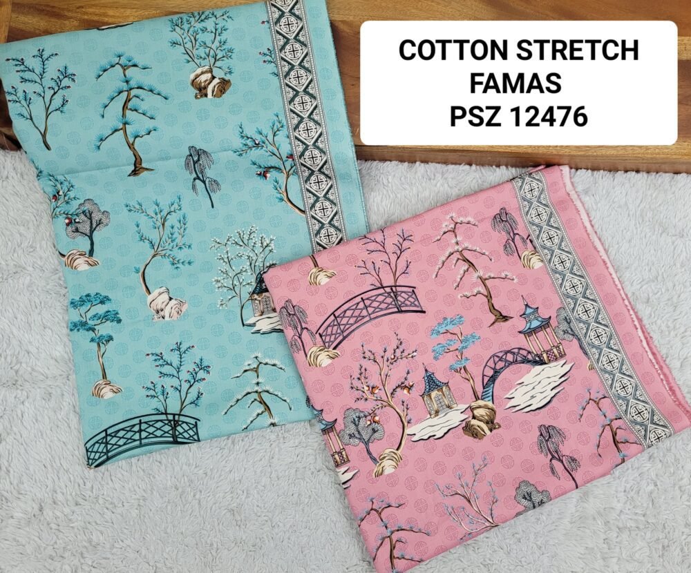 Cotton Stretch Abstrak PSZ12476