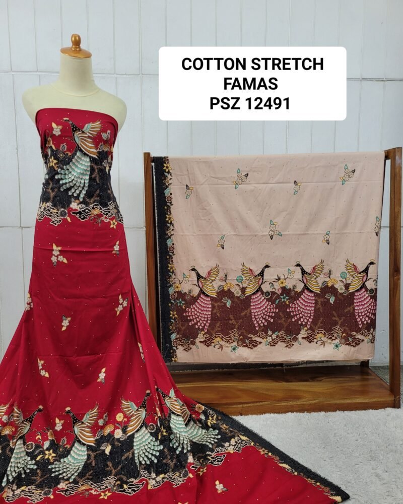 Cotton Stretch Burung PSZ12491 - Image 2
