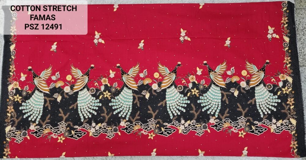 Cotton Stretch Burung PSZ12491 - Image 3