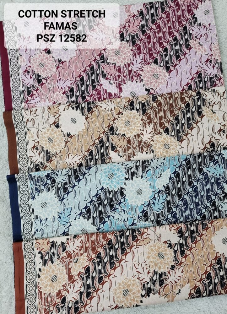 Cotton Stretch Abstrak PSZ12582