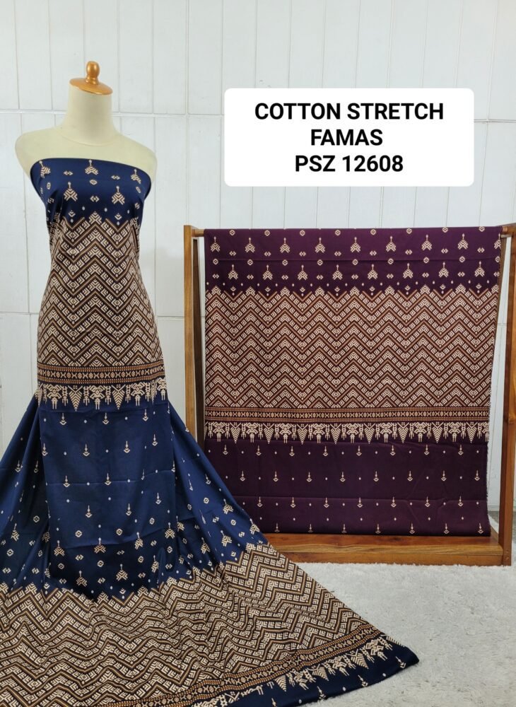 Cotton Stretch Abstrak PSZ12608 - Image 2