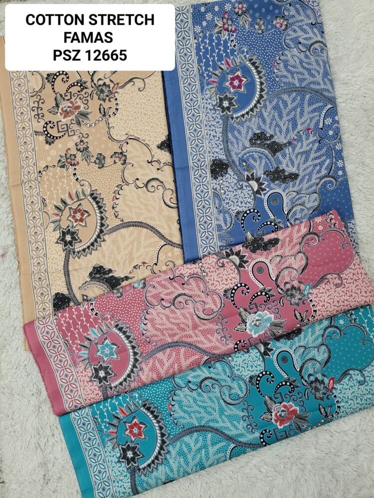 Cotton Stretch Abstrak PSZ12665