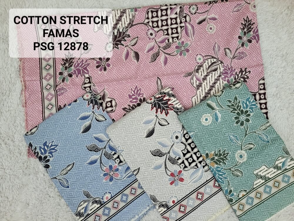 Cotton Stretch Abstrak PSG12878