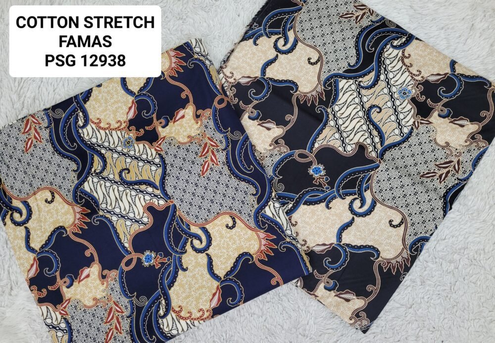 Cotton Stretch Abstrak PSG12938