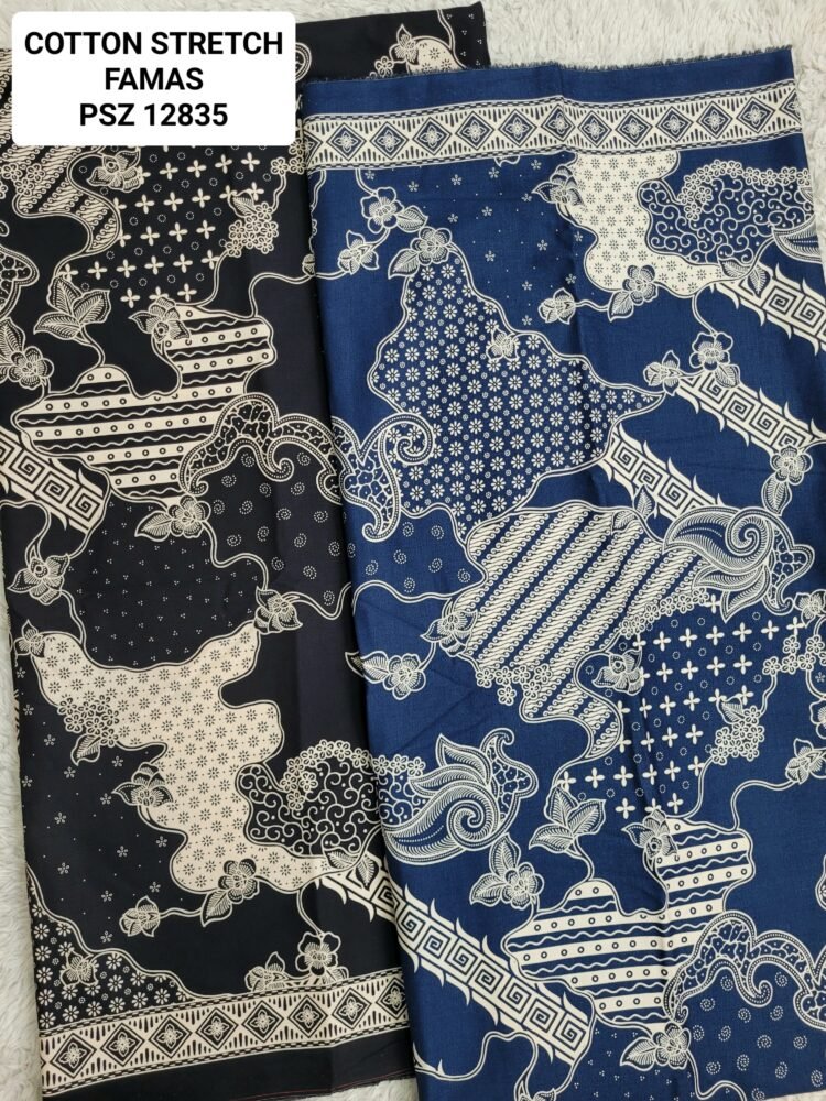 Cotton Stretch Abstrak PSZ12835