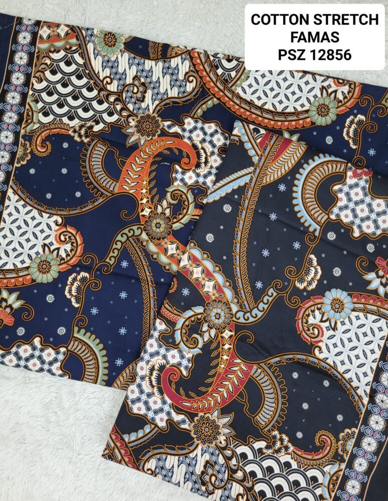 Cotton Stretch Abstrak PSZ12856
