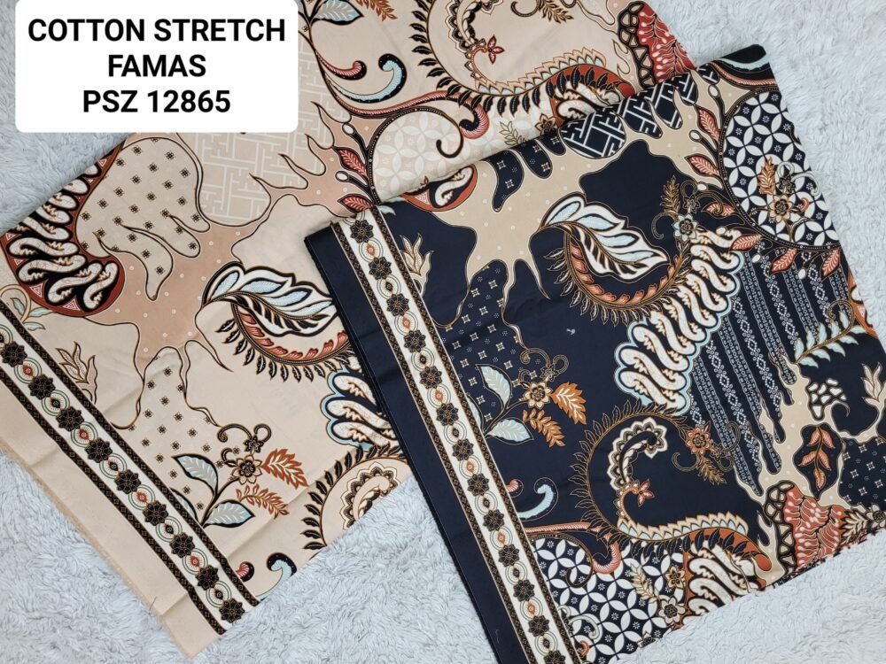 Cotton Stretch Abstrak PSZ12865