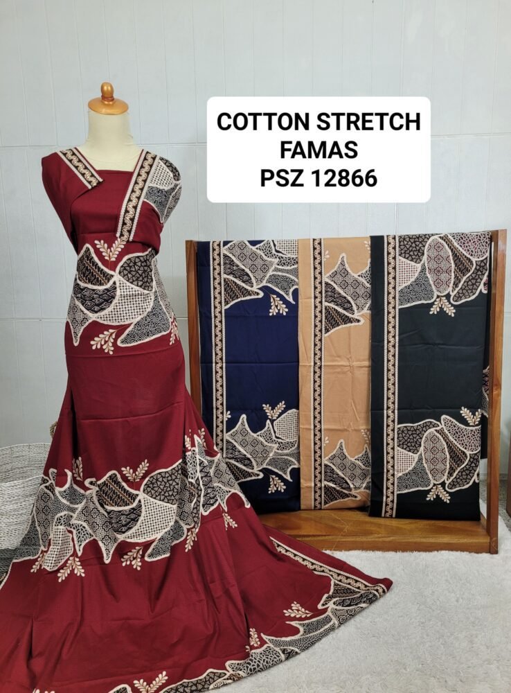 Cotton Stretch Abstrak PSZ12866 - Image 2
