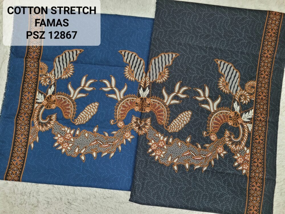Cotton Stretch Abstrak PSZ12867