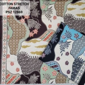 Cotton Stretch Abstrak PSZ12869