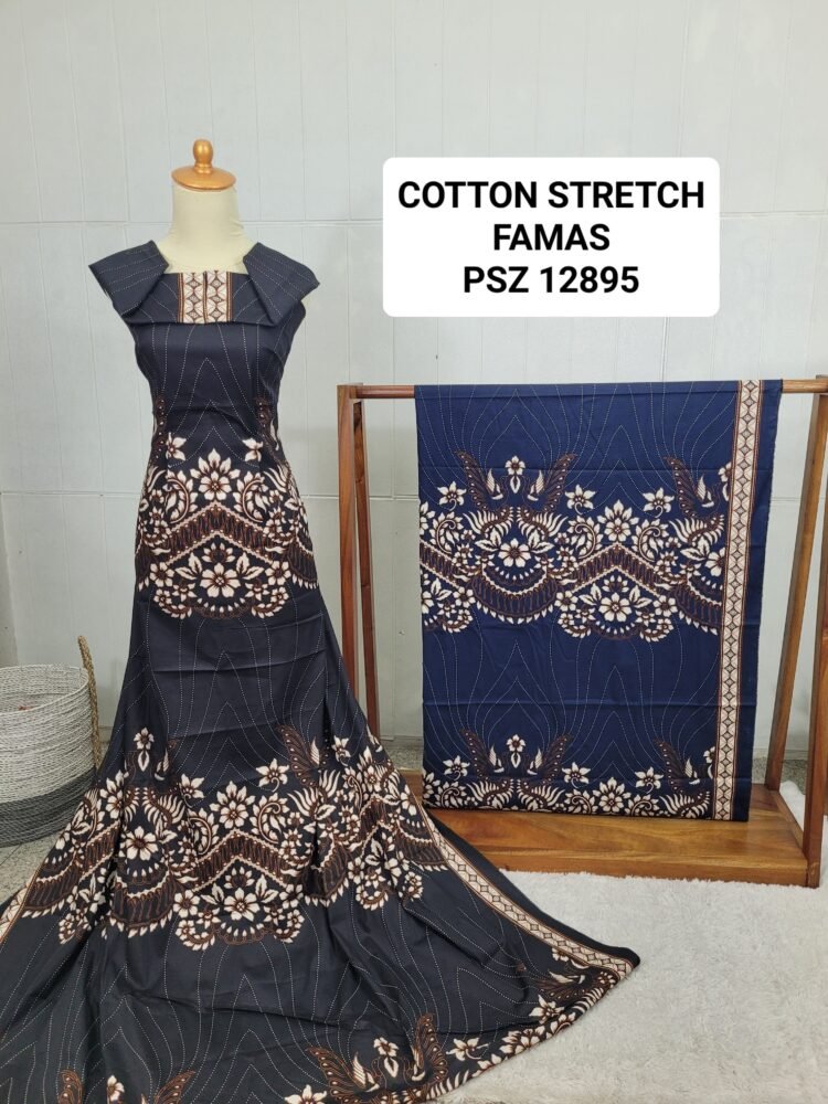 Cotton Stretch Abstrak PSZ12895 - Image 2