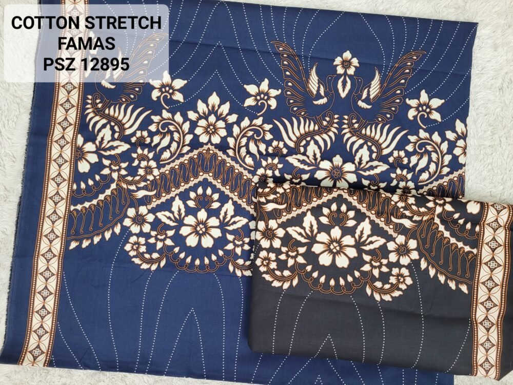 Cotton Stretch Abstrak PSZ12895