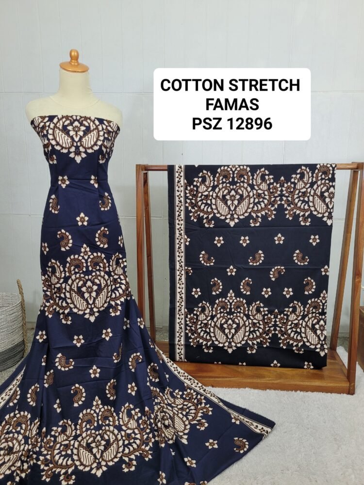 Cotton Stretch Abstrak PSZ12896 - Image 2