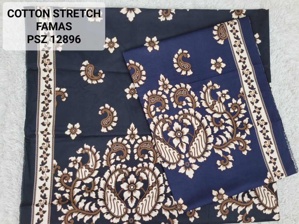Cotton Stretch Abstrak PSZ12896