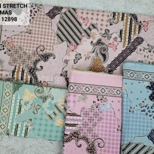 Cotton Stretch Abstrak PSZ12898