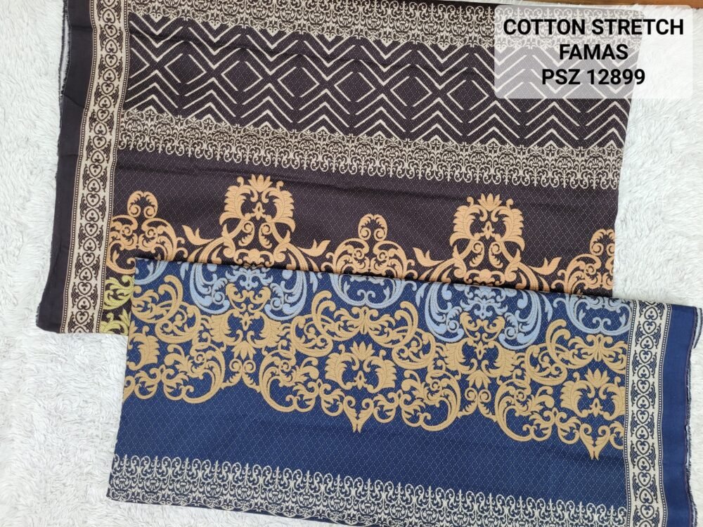 Cotton Stretch Abstrak PSZ12899