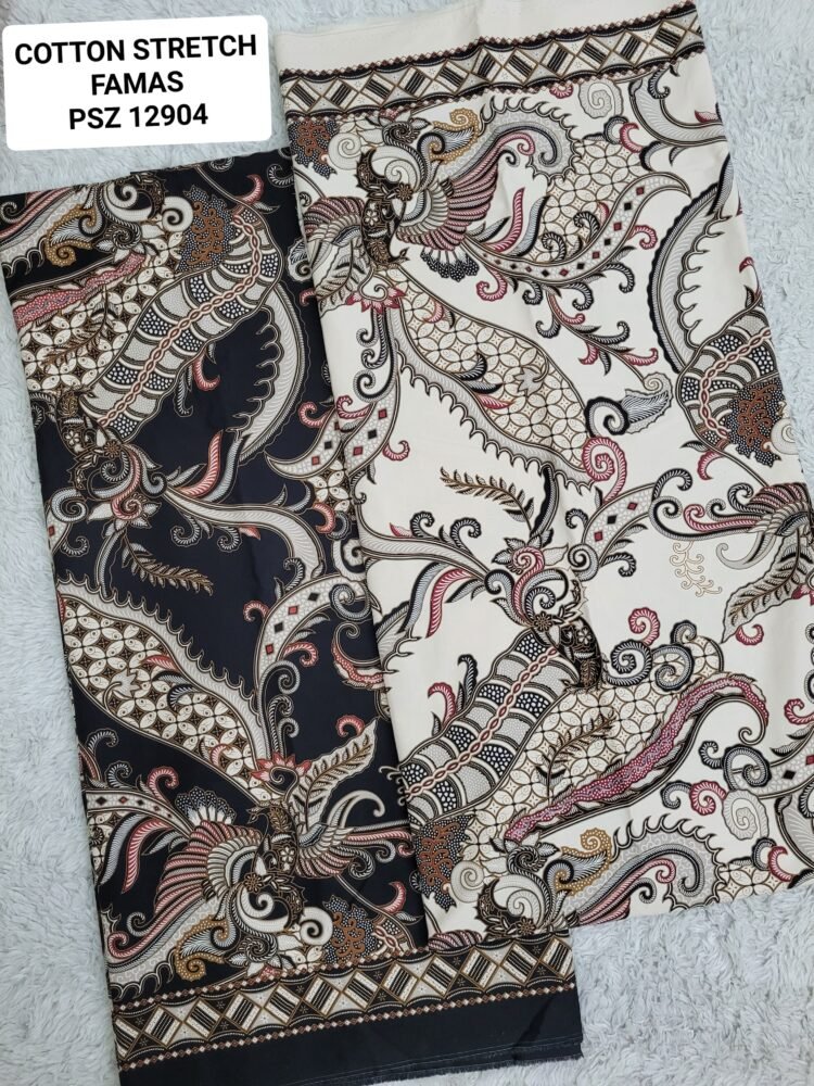 Cotton Stretch Abstrak PSZ12904