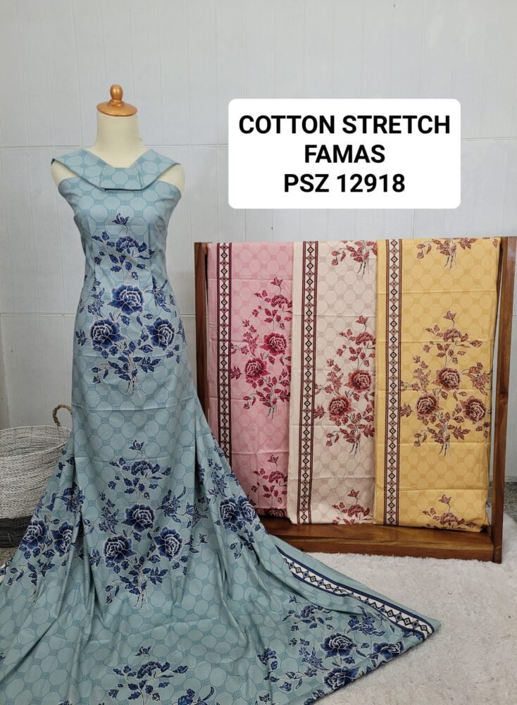 Cotton Stretch Abstrak PSZ12918 - Image 2