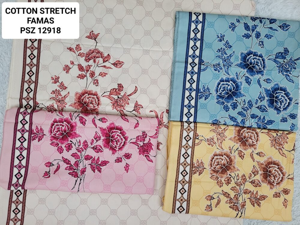 Cotton Stretch Abstrak PSZ12918