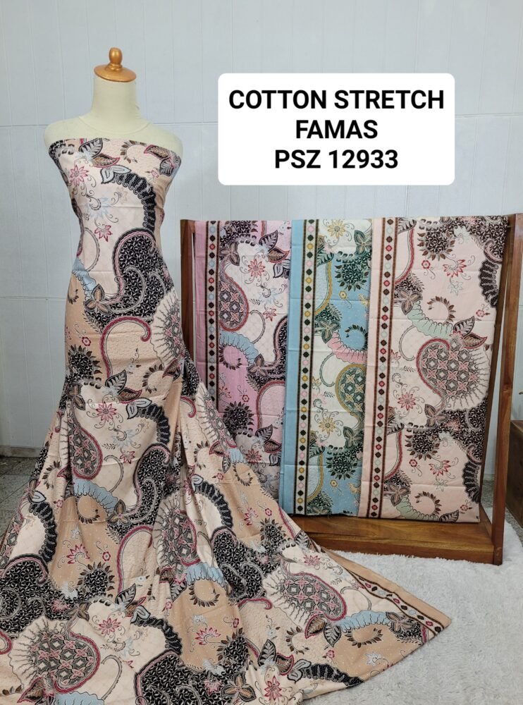 Cotton Stretch Abstrak PSZ12933 - Image 2