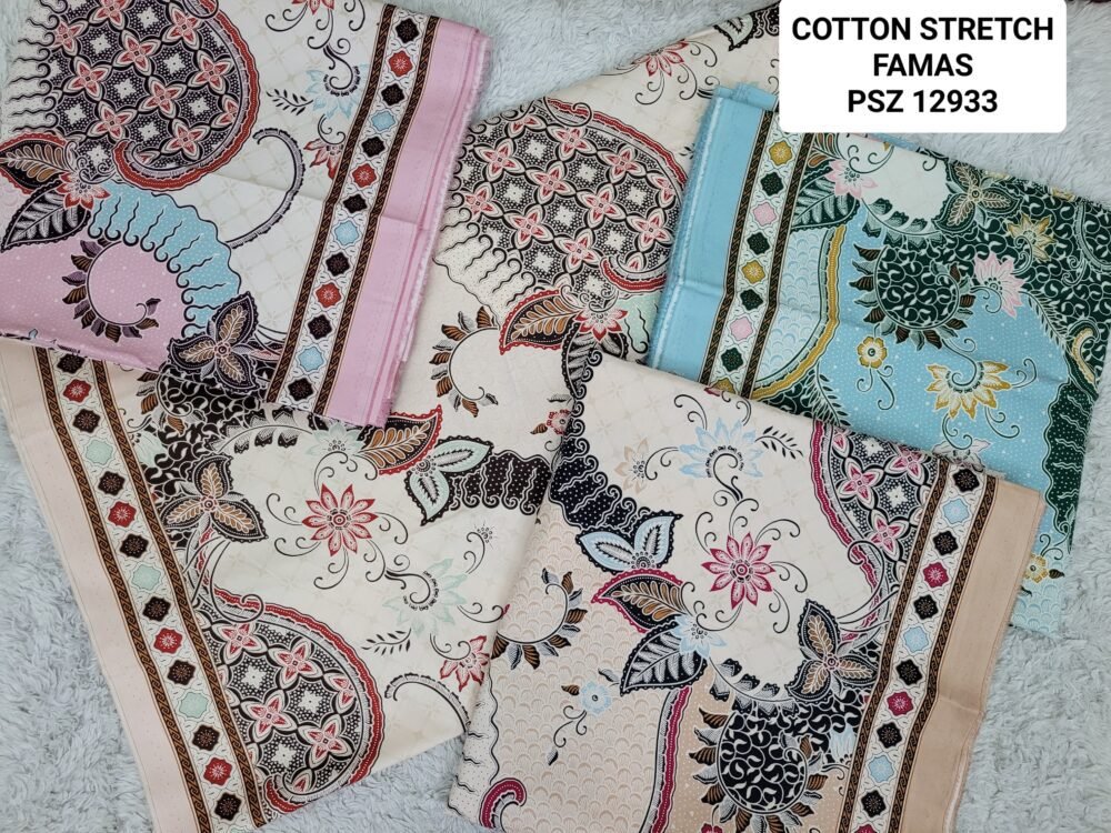 Cotton Stretch Abstrak PSZ12933