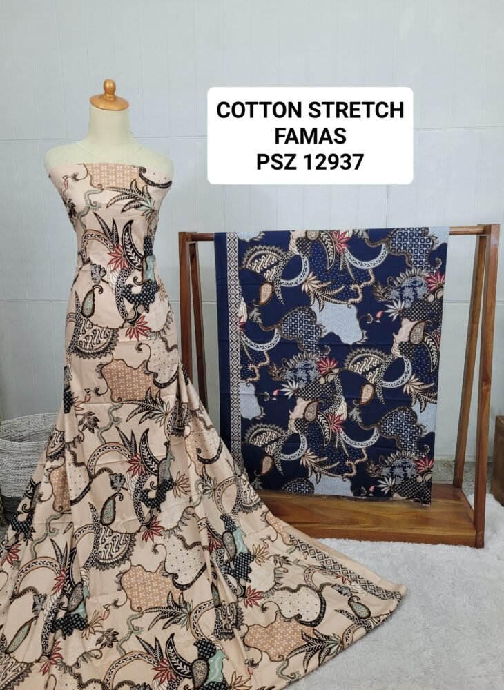 Cotton Stretch Abstrak PSZ12937 - Image 2