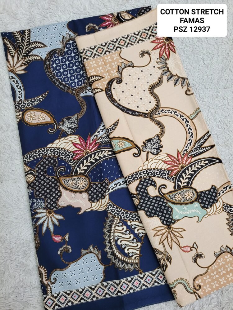 Cotton Stretch Abstrak PSZ12937