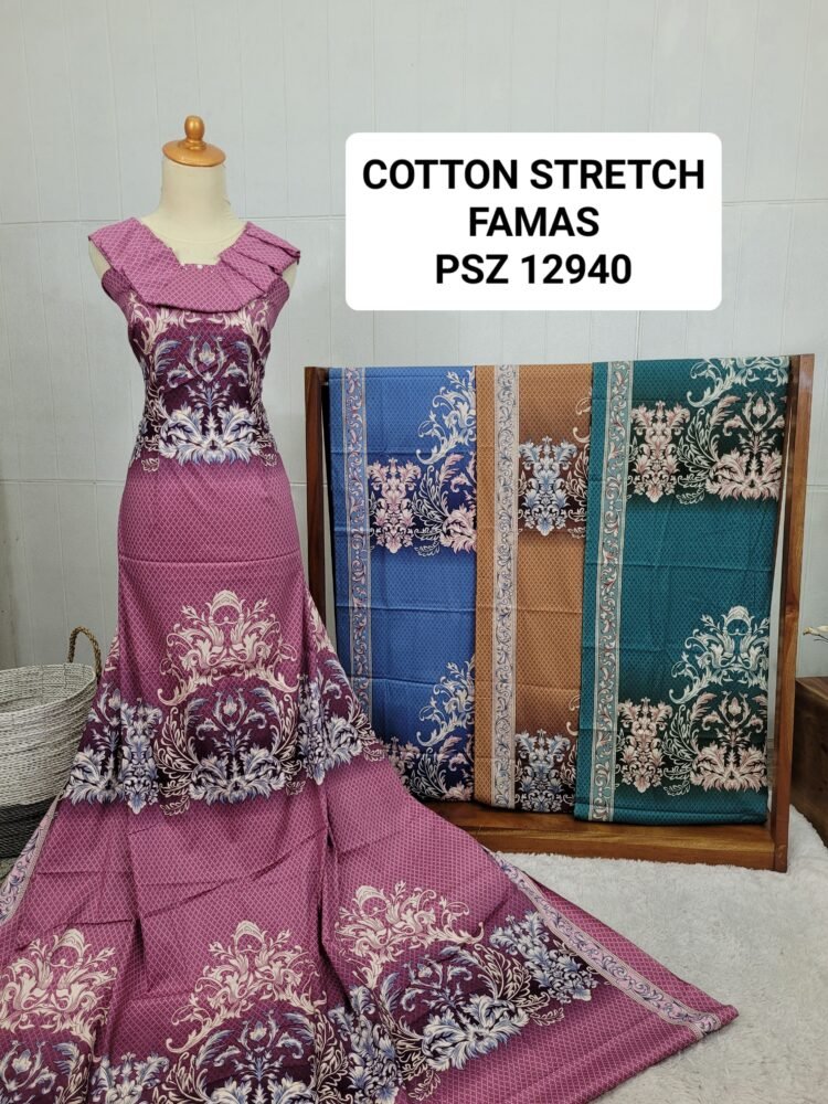 Cotton Stretch Abstrak PSZ12940 - Image 2