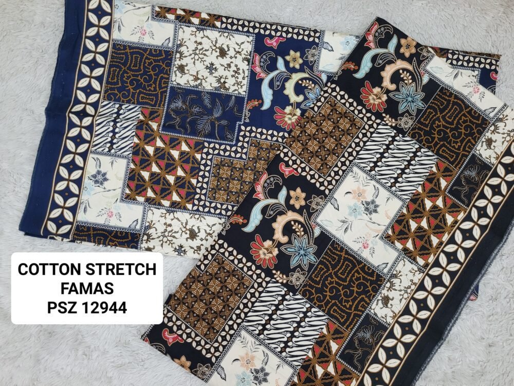 Cotton Stretch Abstrak PSZ12944