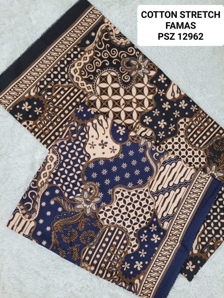Cotton Stretch Abstrak PSZ12962