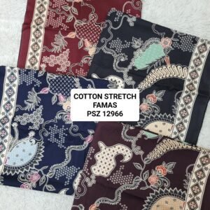 Cotton Stretch Abstrak PSZ12966