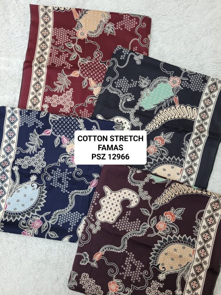 Cotton Stretch Abstrak PSZ12966