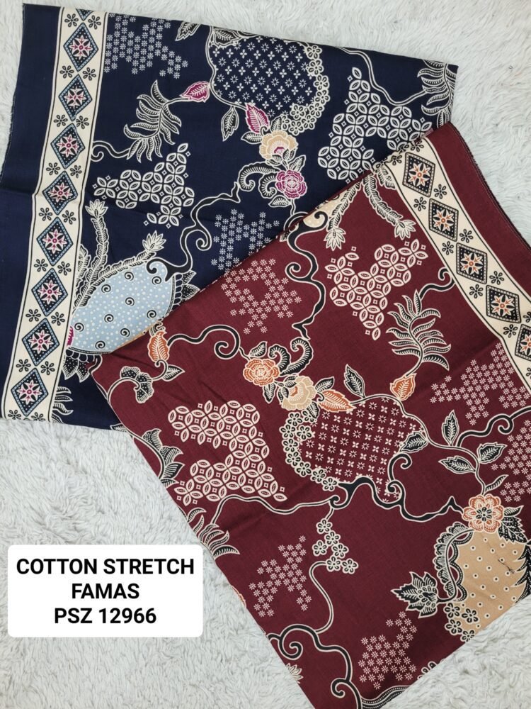 Cotton Stretch Abstrak PSZ12966 - Image 2