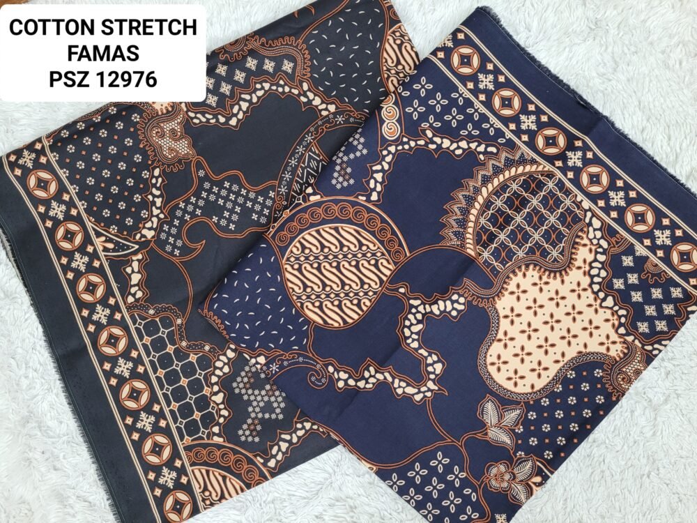 Cotton Stretch Abstrak PSZ12976