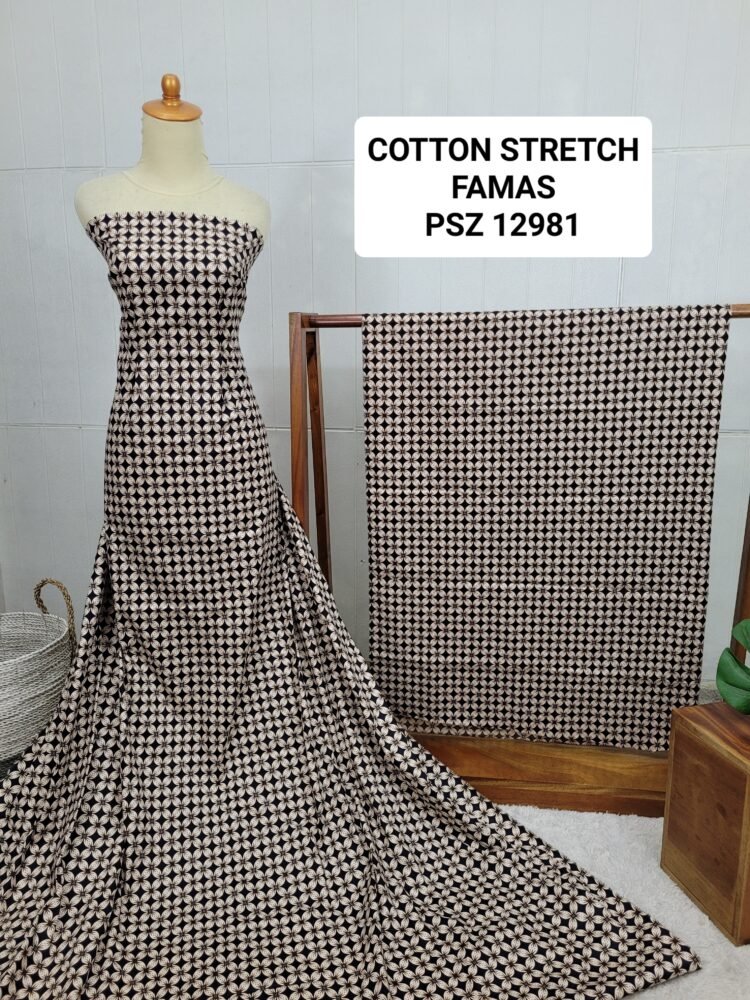 Cotton Stretch Abstrak PSZ12981 - Image 2