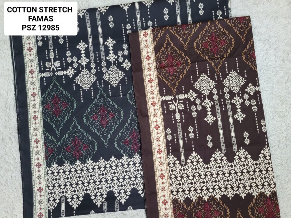 Cotton Stretch Abstrak PSZ12985